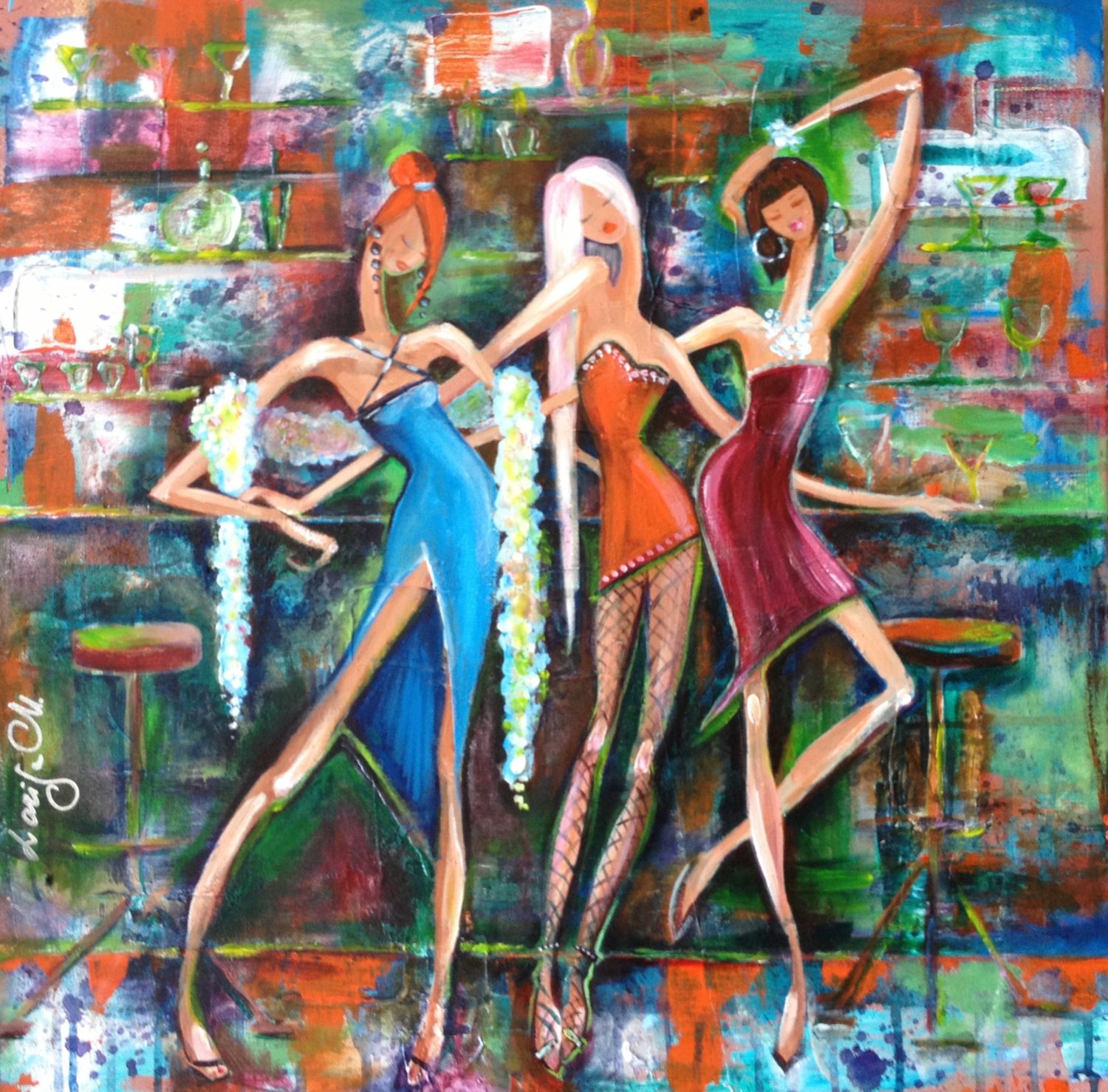 larisa_martino_24x24_girls_night_out